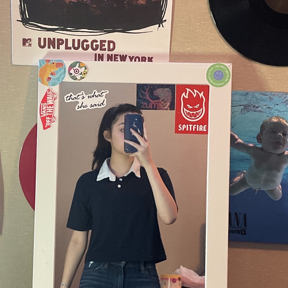 Cropped Collar Shirt